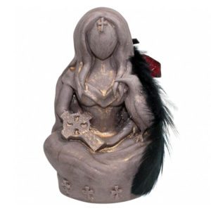 Morrigan Raven Goddess Statue